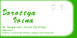 dorottya voina business card